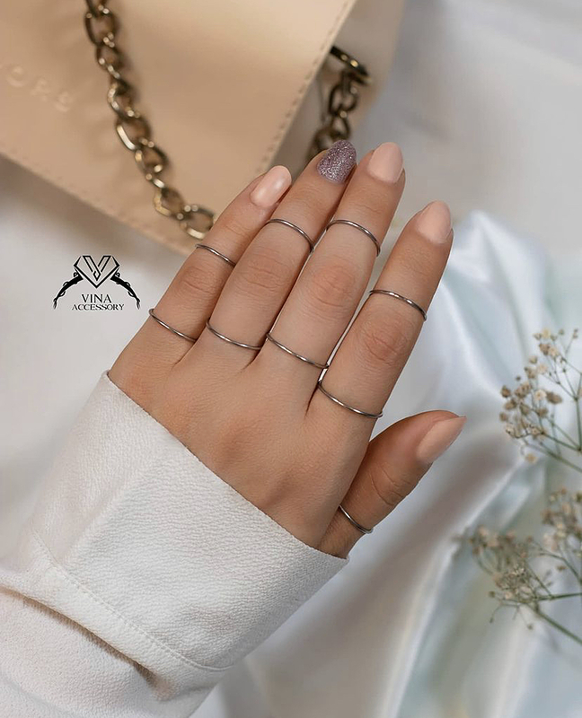 رينگ و نيم بند نازك استيل 